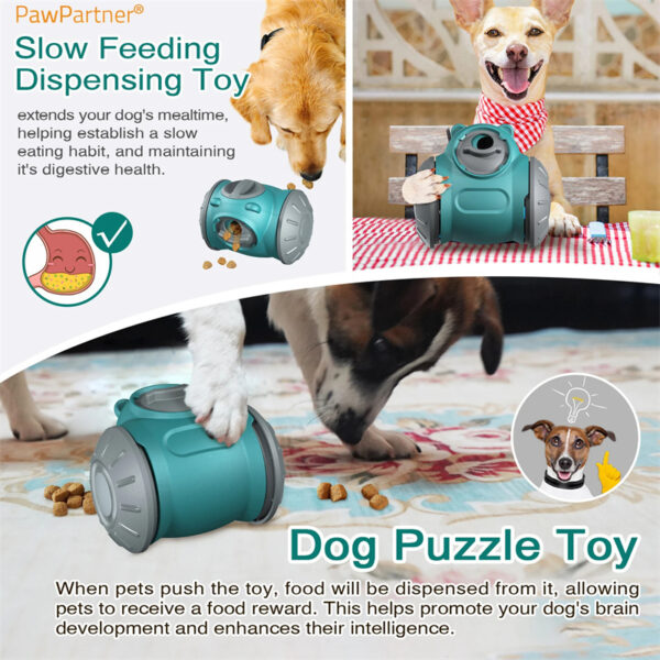 Dog Tumbler Toy: IQ-Boosting Slow Feeder for Pets